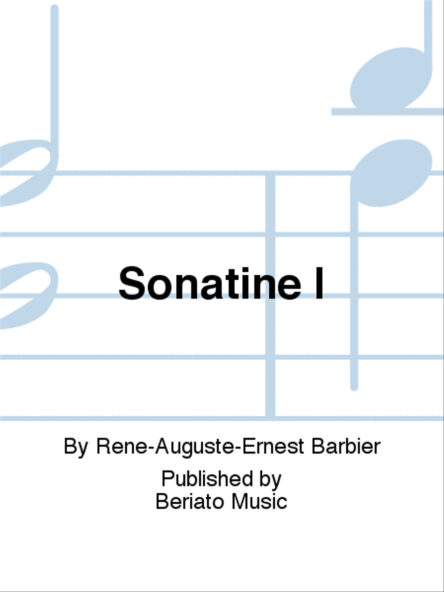 Sonatine I Piano Solo scores gallery preview page 1