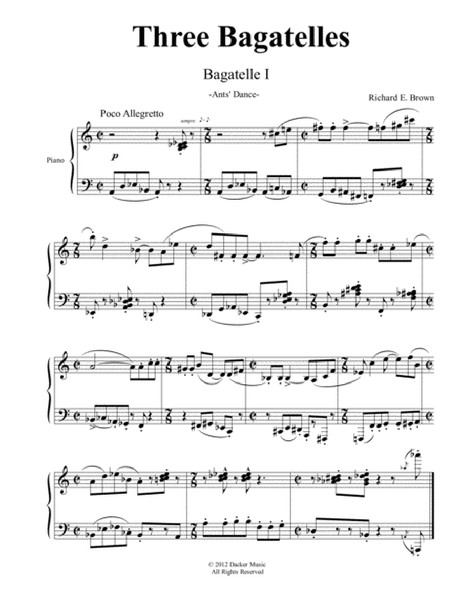 Three Bagatelles for Piano image number null