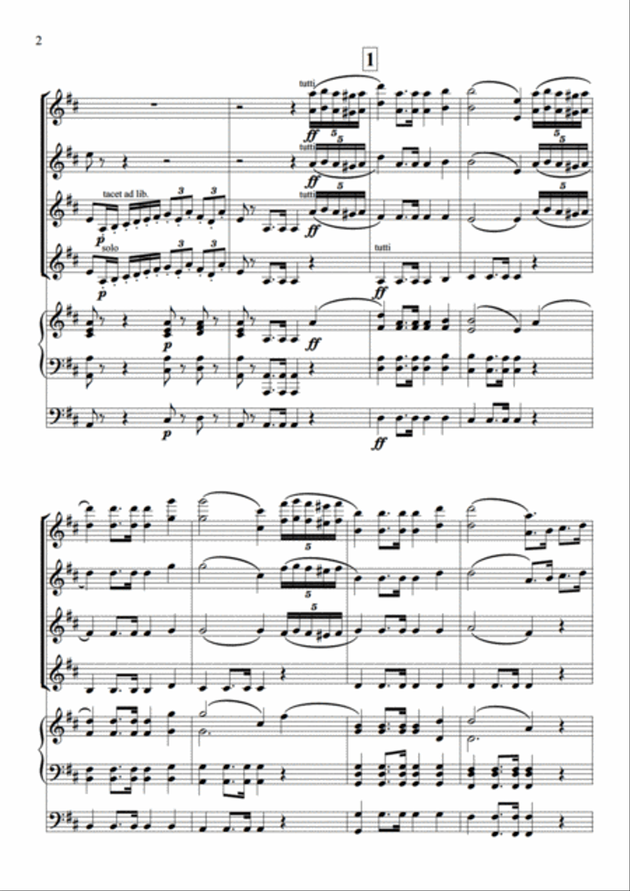 La gazza ladra - Overture Set of Parts scores gallery preview page 4