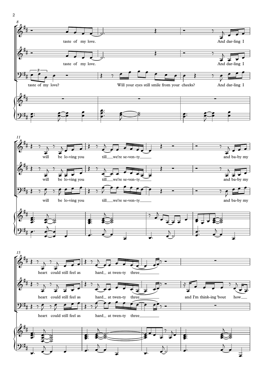 Thinking Out Loud 3-Part scores gallery preview page 2