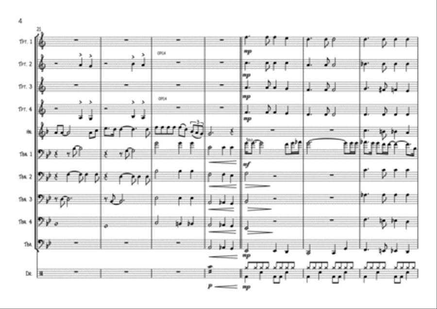 Bohemian Rhapsody Horn scores gallery preview page 6