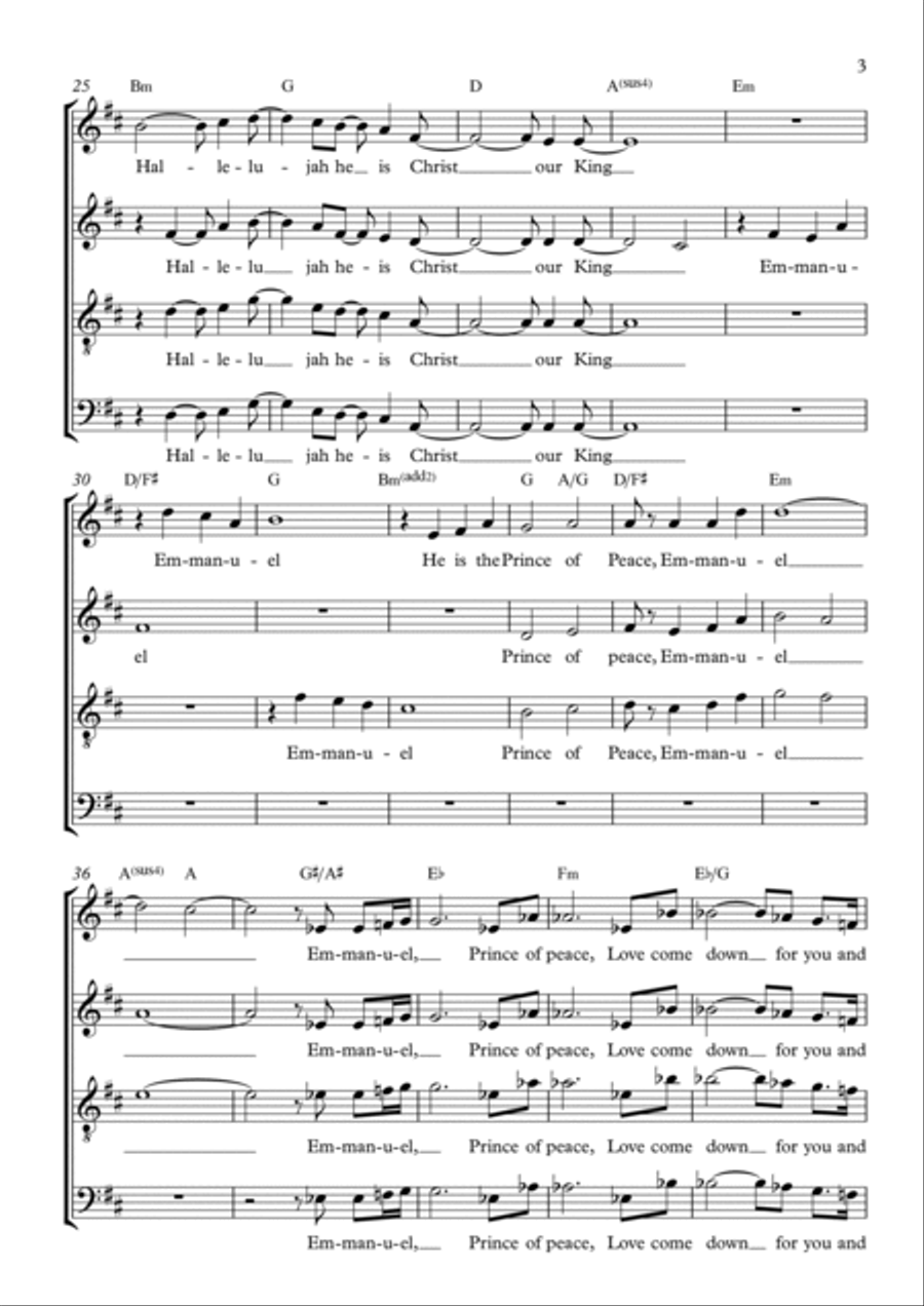 When Love Was Born 4-Part scores gallery preview page 3