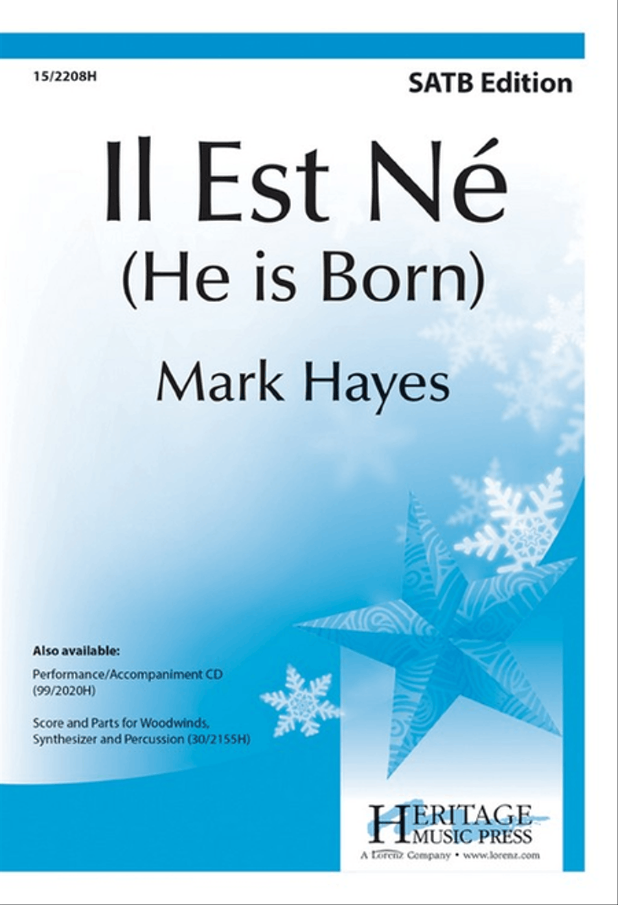 Il Est Né (He Is Born) Il Est Né (He Is Born) 4-Part scores gallery preview page 1