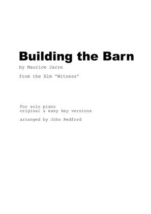 Building The Barn
