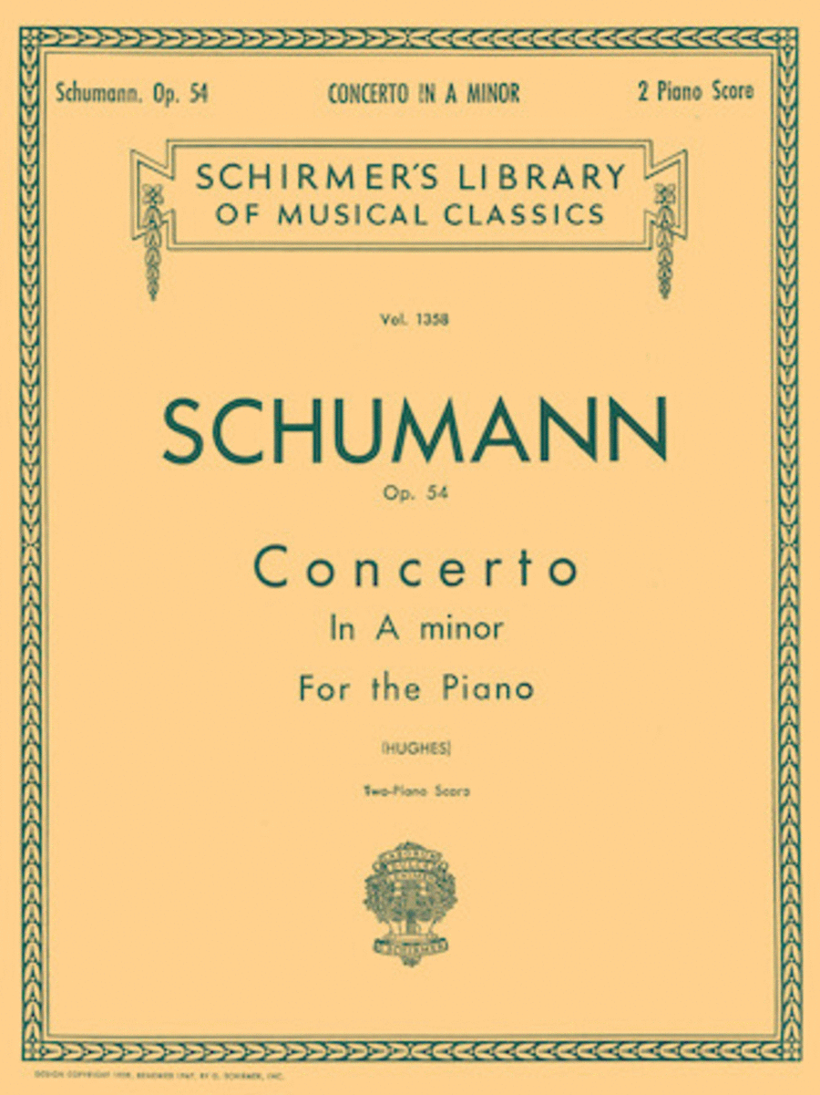 Robert Schumann: Concerto In A Minor, Op. 54 - Piano Duet