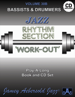 Book cover for Volume 30B - Rhythm Section Workout - Bass & Drums