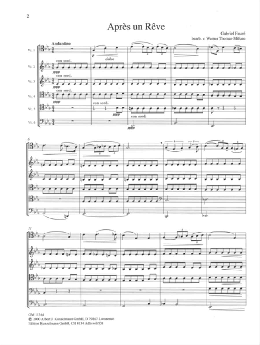 Trifles for 6 celli Trifles for 6 celli Cello scores gallery preview page 2