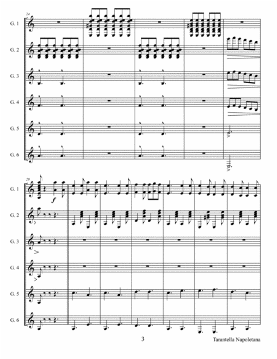 Tarantella Napoletana Tarantella Napoletana Chamber Orchestra scores gallery preview page 3