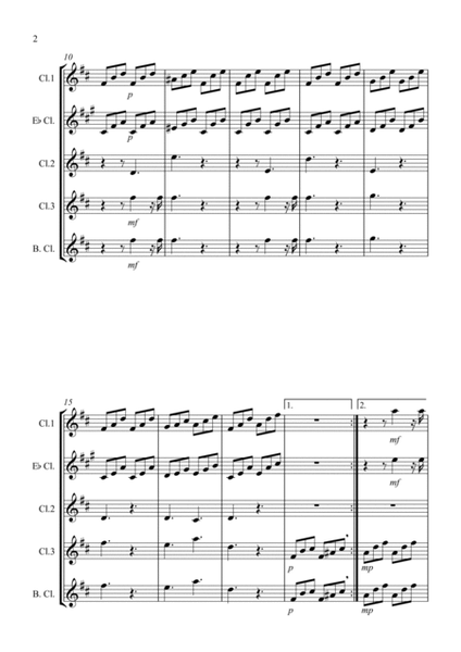 Moonlight Sonata (1st movement) for Mixed Clarinet Trio image number null