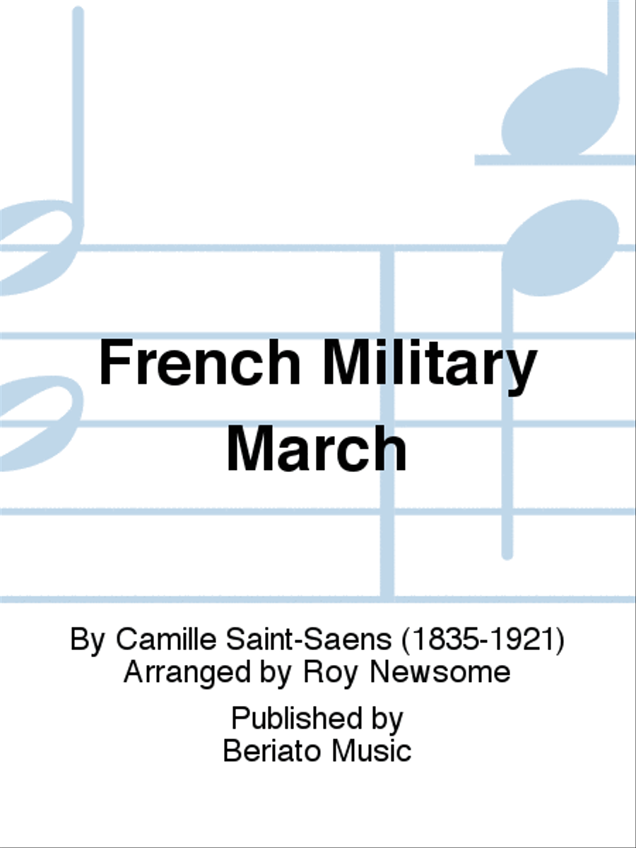 French Military March Brass Band scores gallery preview page 1