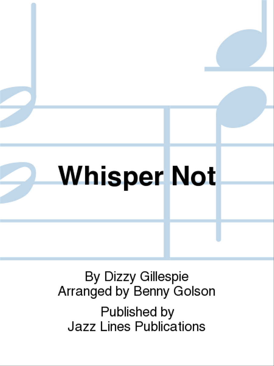 Whisper Not Big Band scores gallery preview page 1