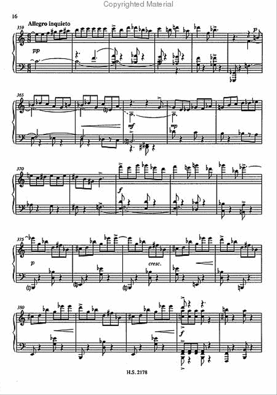Piano Sonata No. 7, Op. 83 Piano Solo scores gallery preview page 4