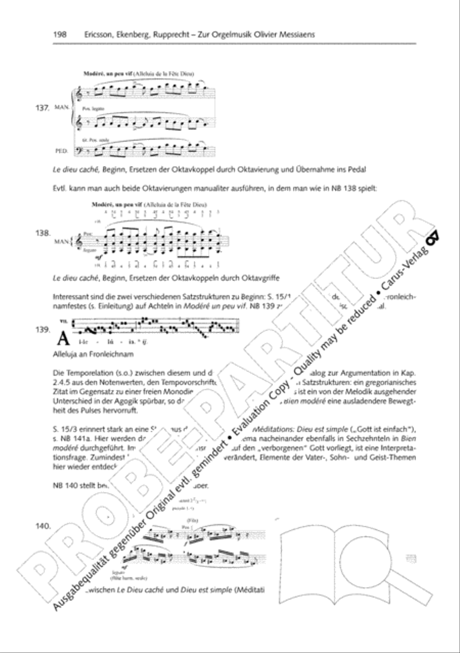 Orgelschule zur historischen Auffuhrungspraxis Organ Solo scores gallery preview page 199