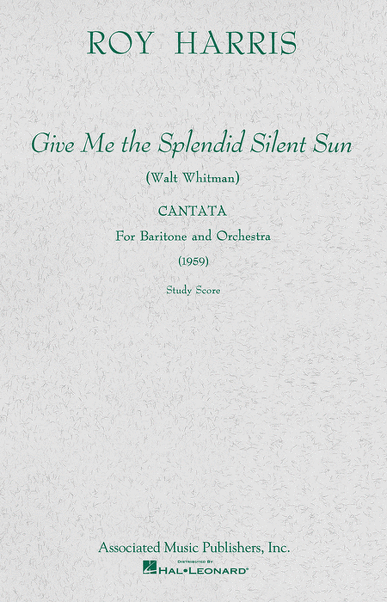 Give Me the Splendid Silent Sun (1959)