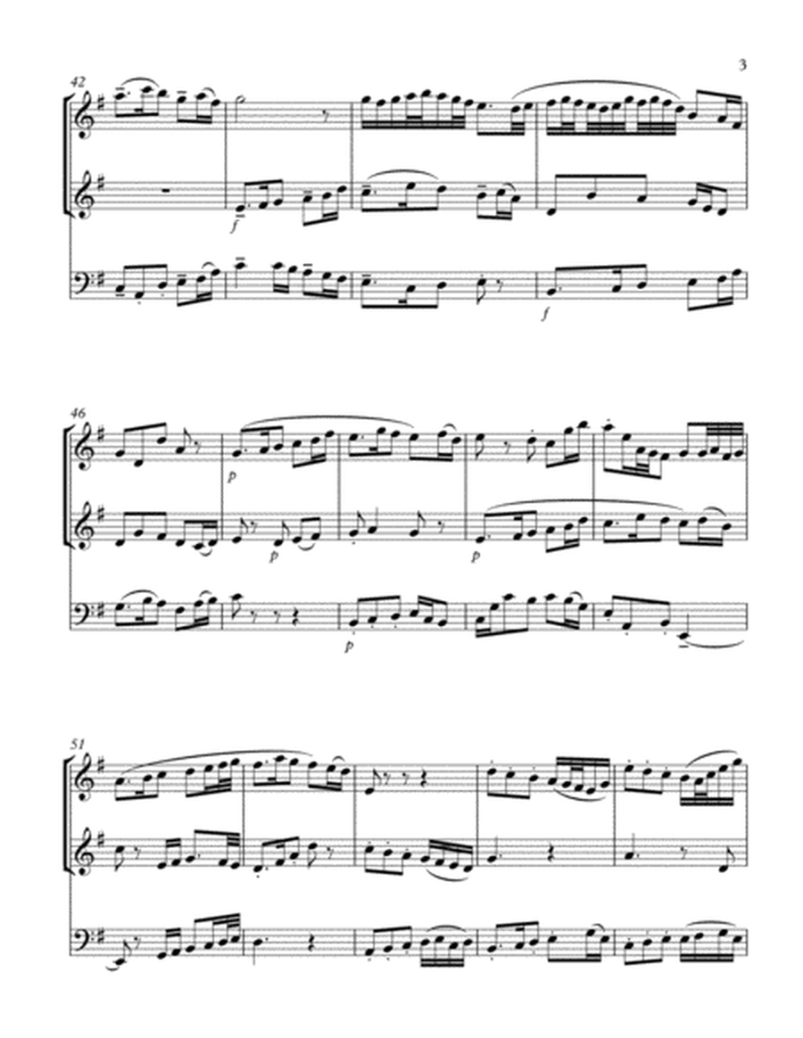 Four Modal Intermezzi for 2 Flutes and Cello