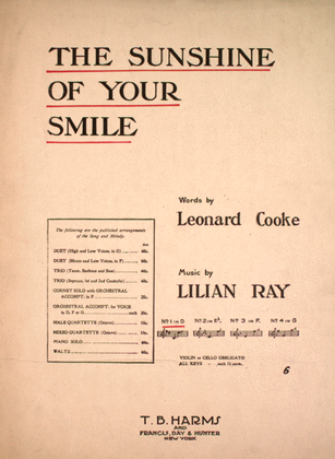 Book cover for The Sunshine of Your Smile