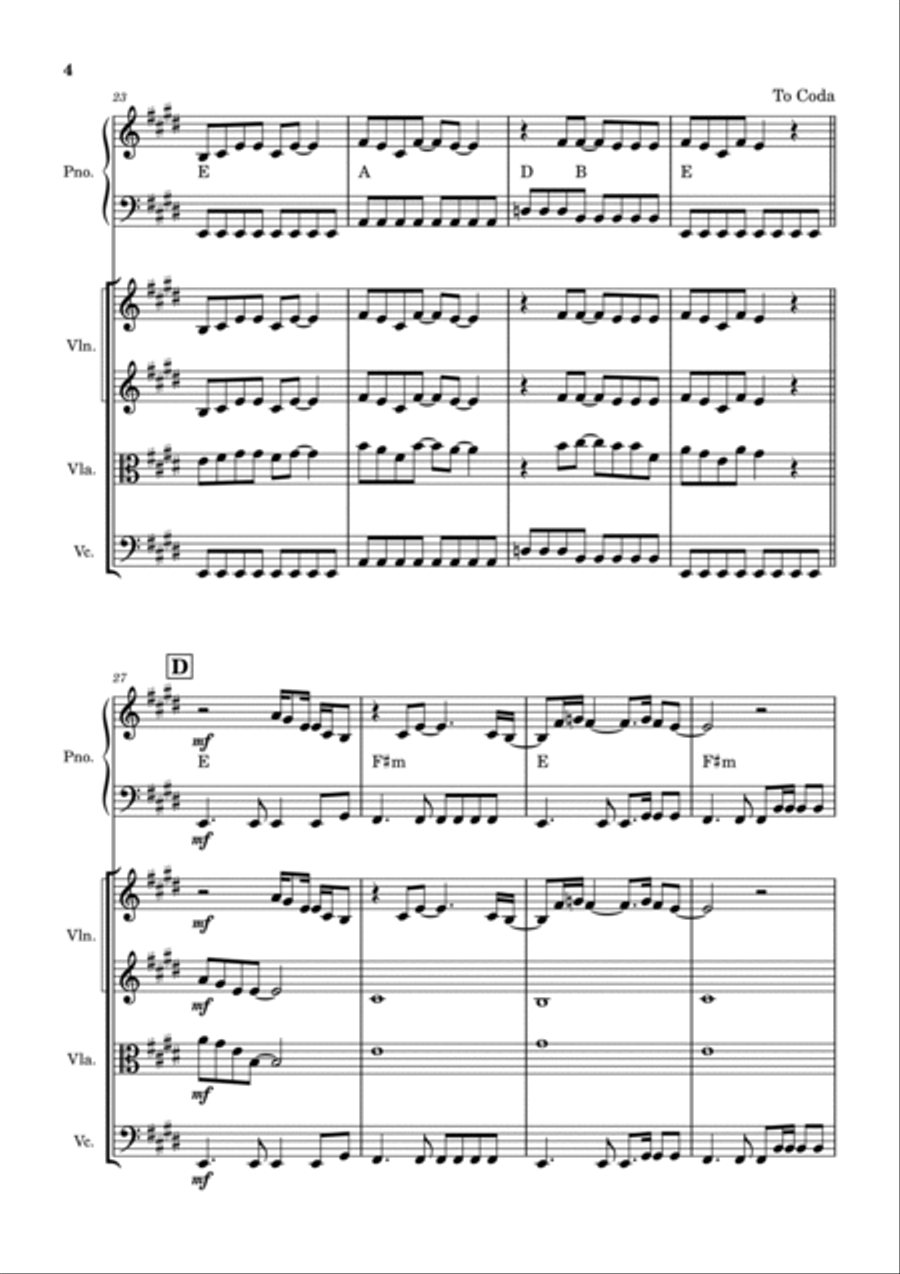 Cruisin' String Quartet scores gallery preview page 4