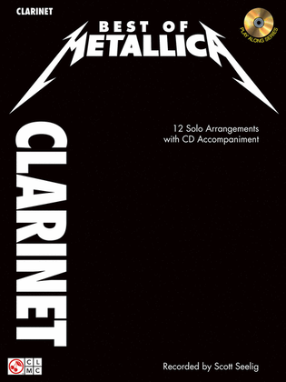 Book cover for Best of Metallica for Clarinet