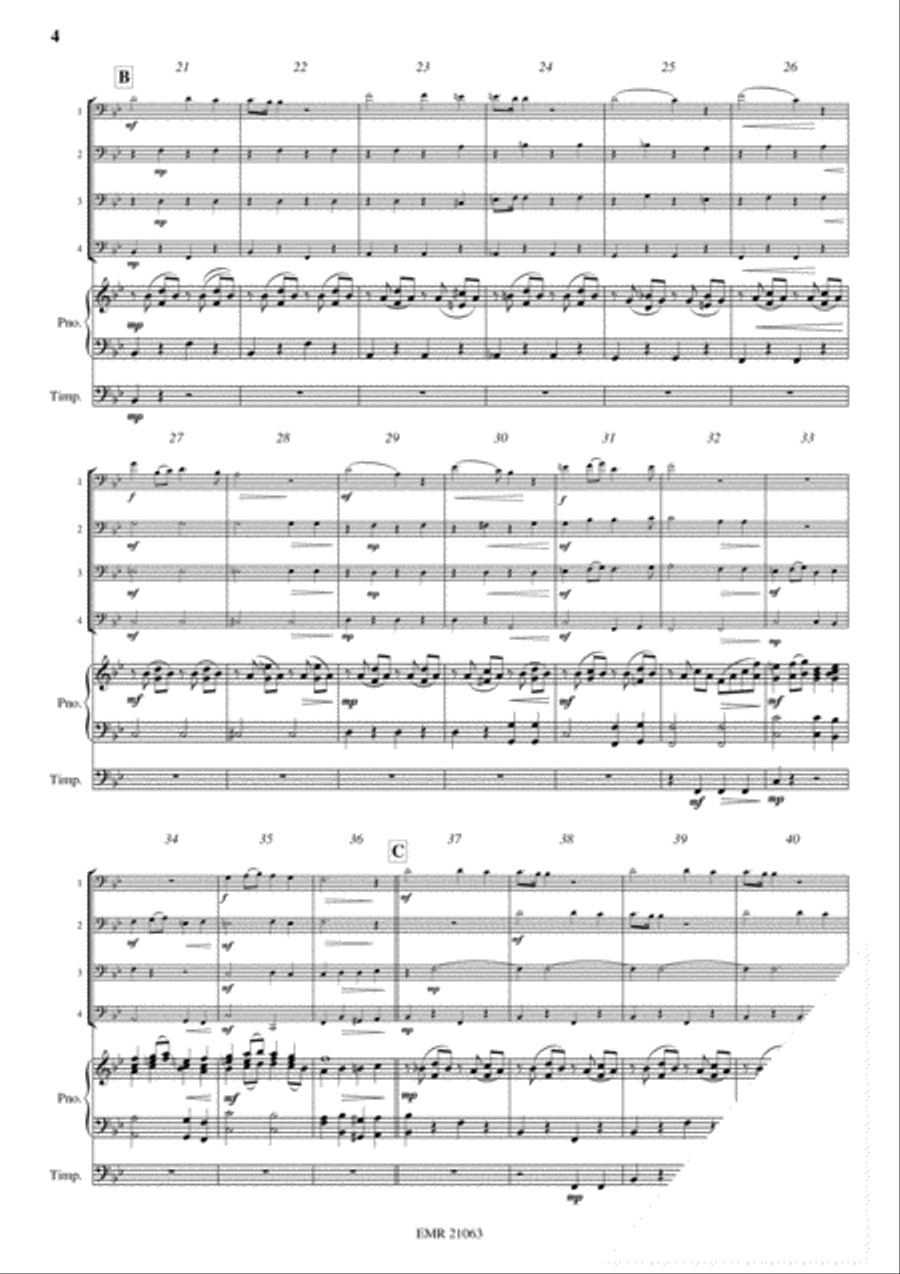 Panis Angelicus Bassoon Quartet scores gallery preview page 4