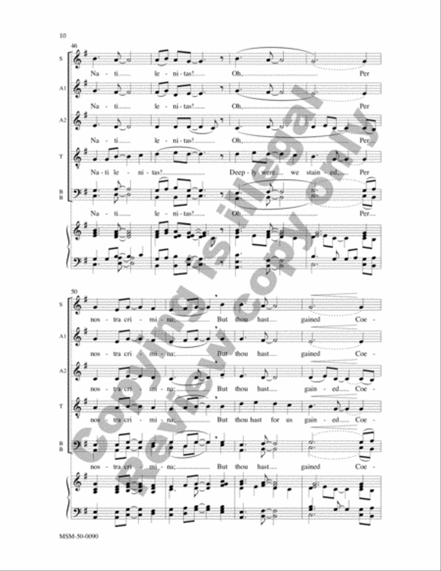 In dulci jubilo Divisi scores gallery preview page 9