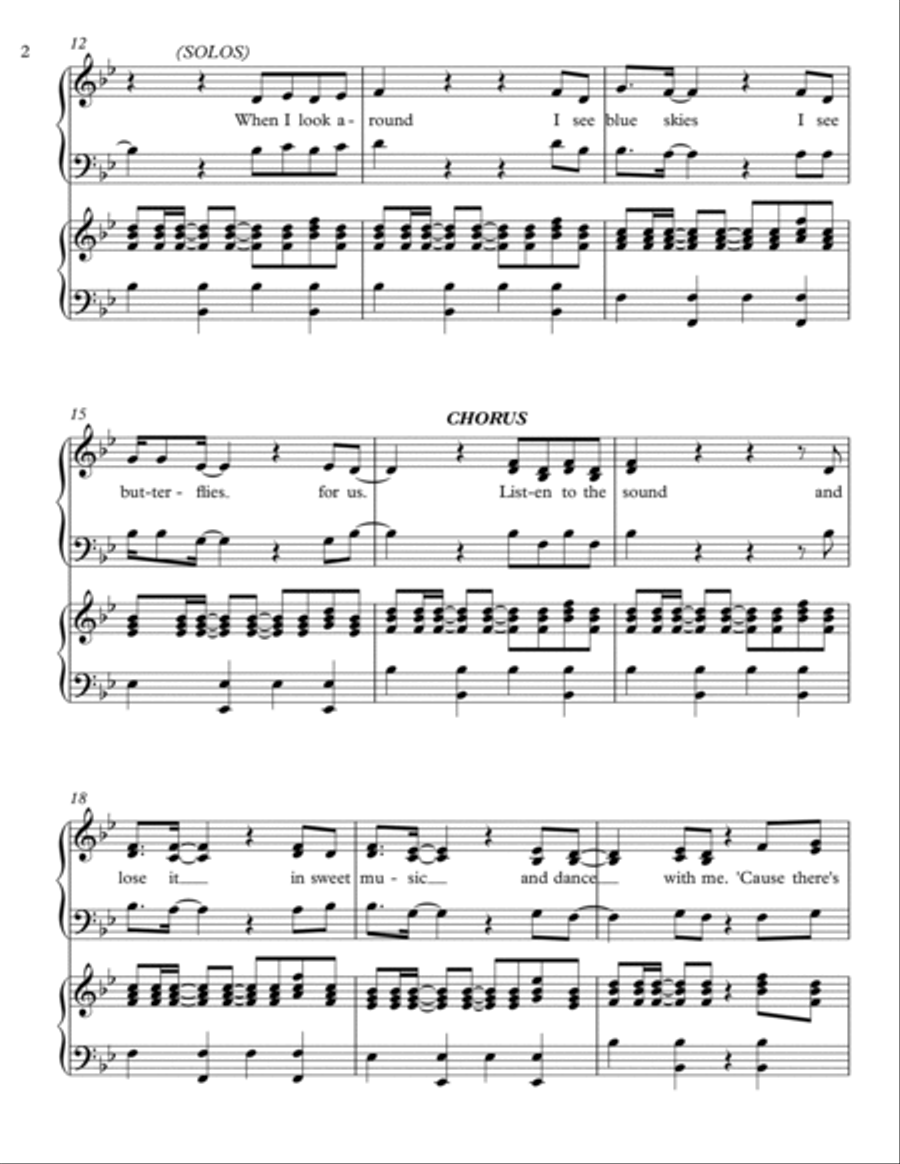 Beauty In The World 3-Part scores gallery preview page 2