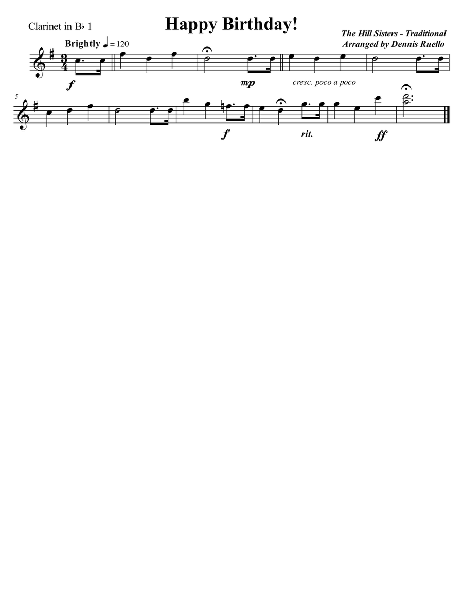 Happy Birthday! - Marching / Concert Band - Intermediate Concert Band scores gallery preview page 5