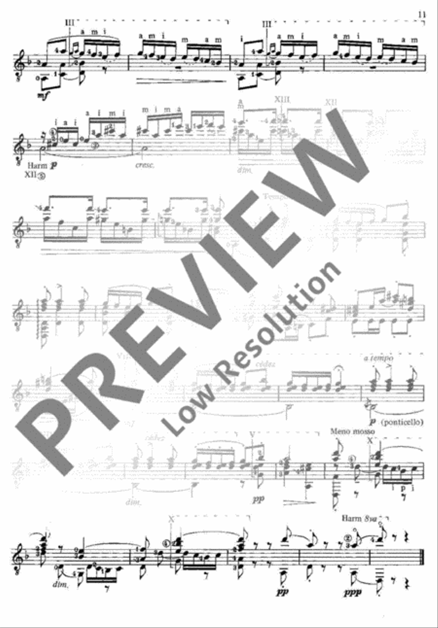 4 Dances 4 Dances Classical Guitar scores gallery preview page 12
