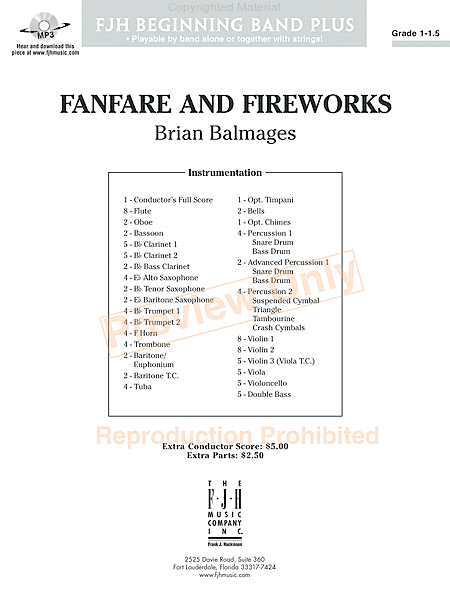Fanfare and Fireworks image number null