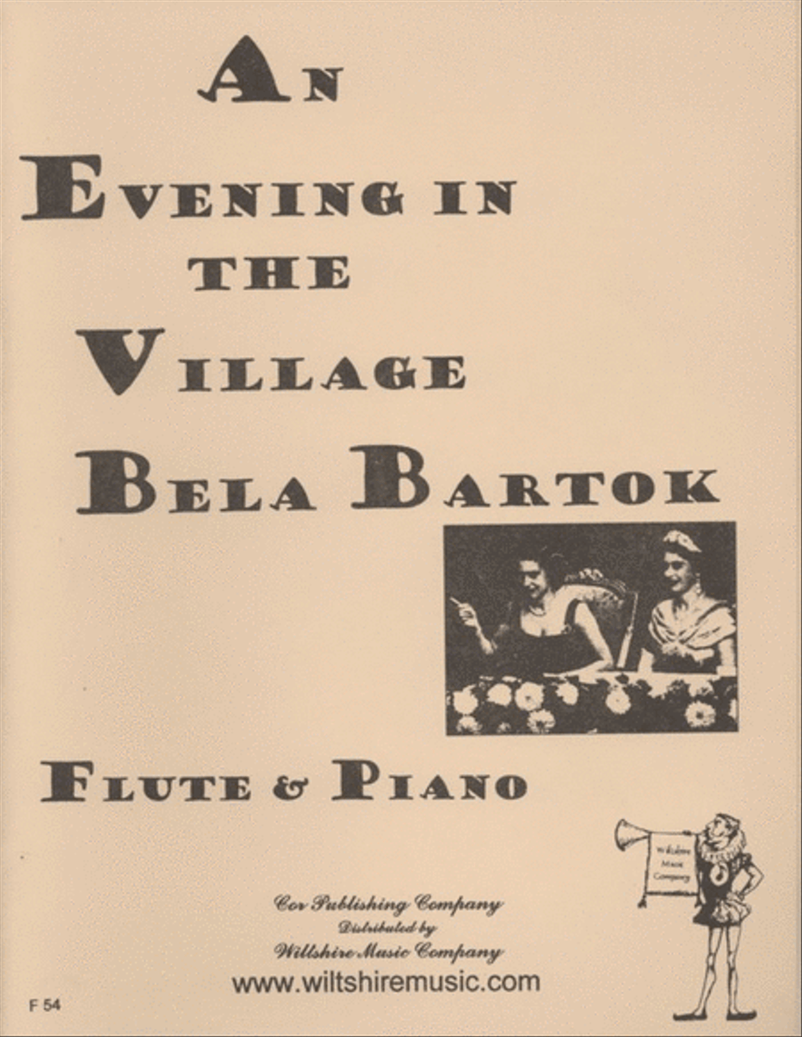 An Evening In The Village Flute Solo scores gallery preview page 1