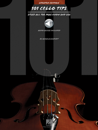 Book cover for 101 Cello Tips – Updated Edition