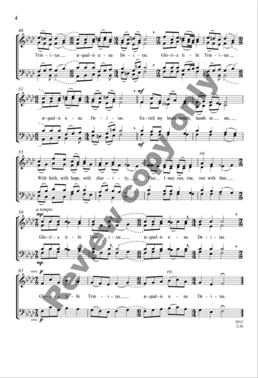 Trinity 4-Part scores gallery preview page 7