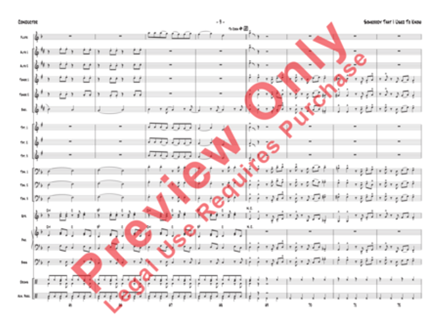 Somebody That I Used to Know Jazz Ensemble scores gallery preview page 12