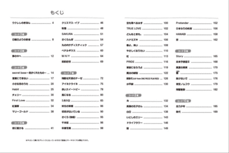 Strum and Sing Ukulele: 60 J-Pop Songs with 10 Easy Chords Voice scores gallery preview page 2