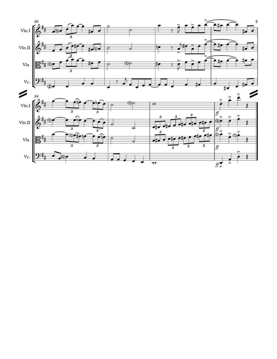 It's Beginning To Look Like Christmas String Quartet scores gallery preview page 6