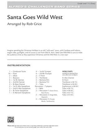 Santa Goes Wild West: Score