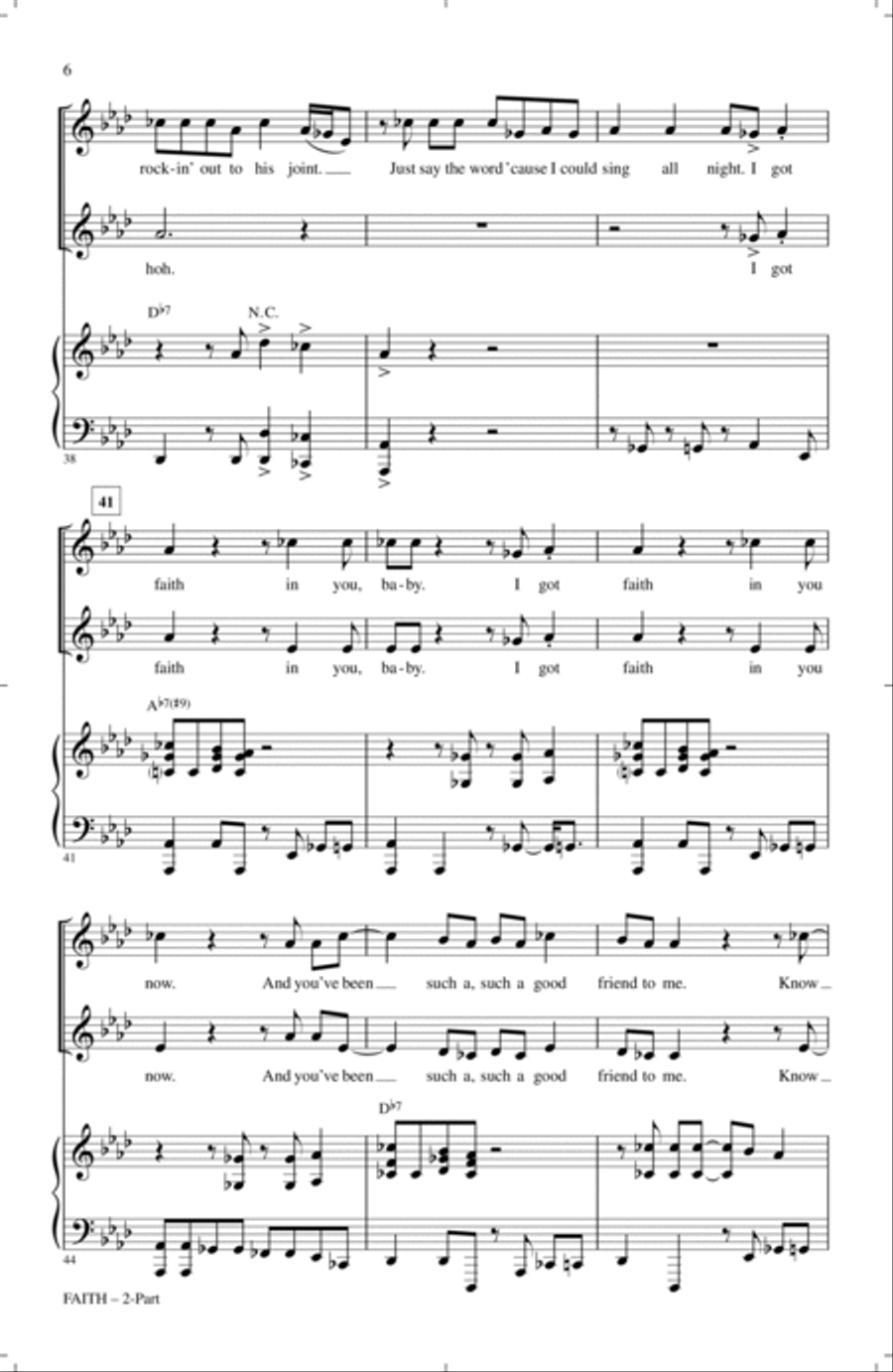Faith 2-Part scores gallery preview page 5