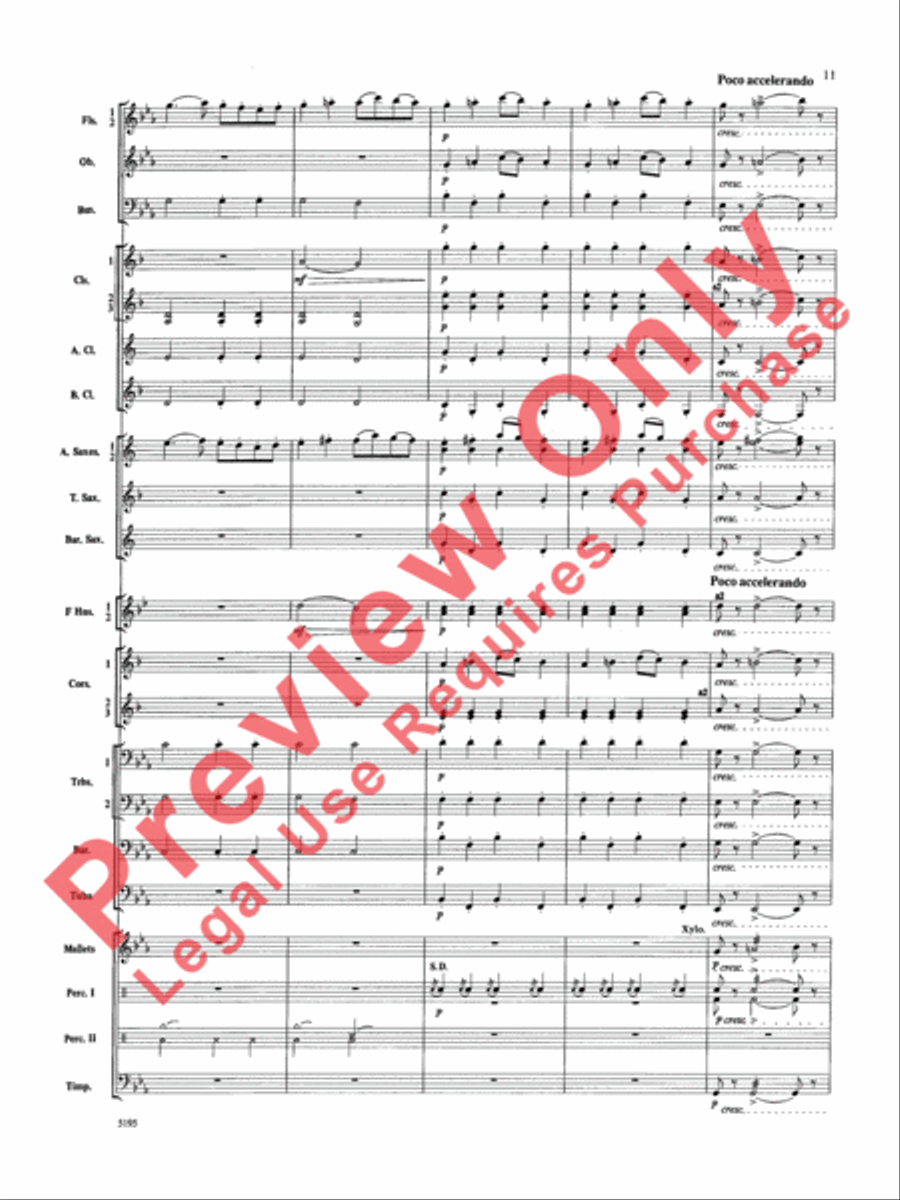 Night on Bald Mountain Concert Band scores gallery preview page 12