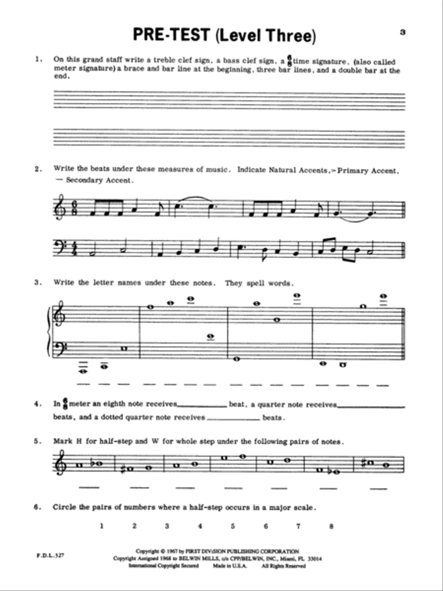 Piano Theory Piano Method scores gallery preview page 3