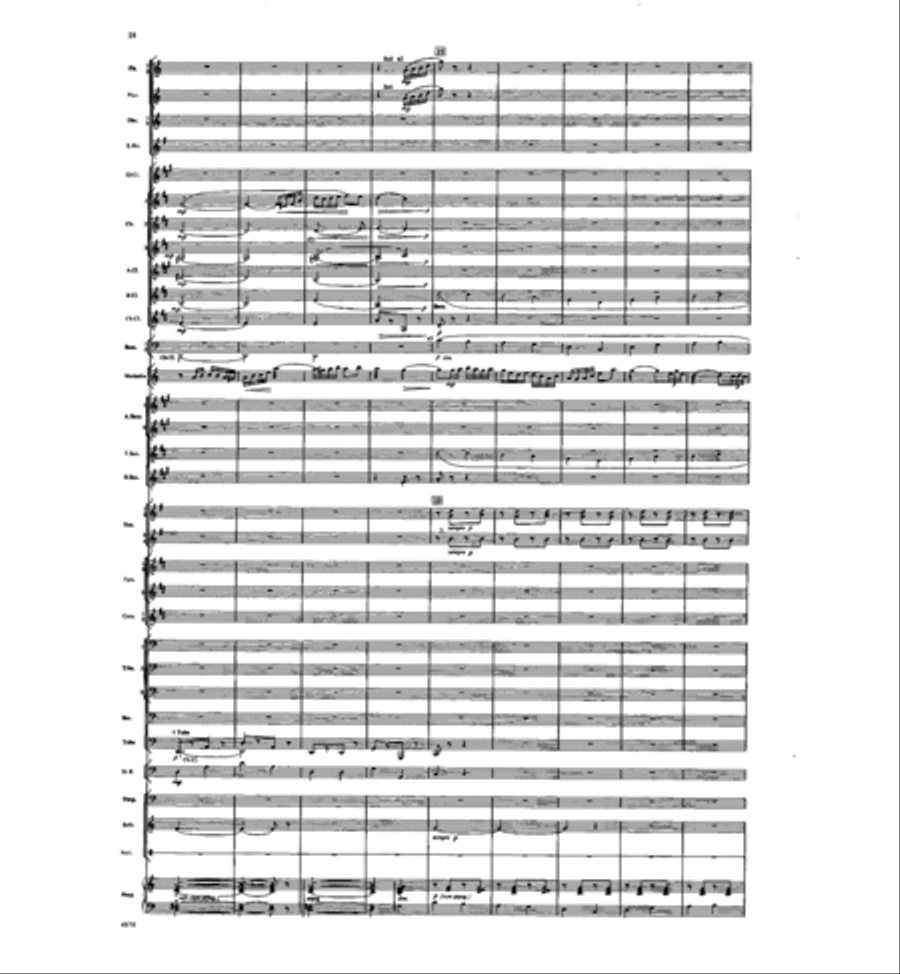 Concertino for Marimba and Winds Concert Band scores gallery preview page 22