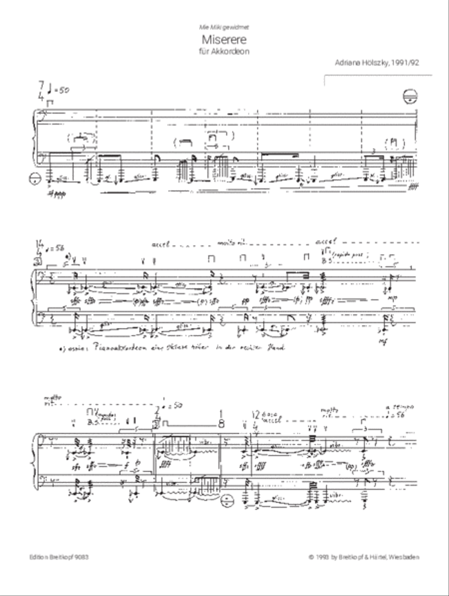 Miserere Accordion scores gallery preview page 2
