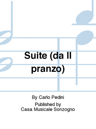 Book cover for Suite (da Il pranzo)