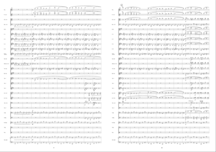 Valse Sacrée Concert Band scores gallery preview page 8
