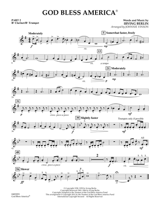 God Bless America - Pt.2 - Bb Clarinet/Bb Trumpet