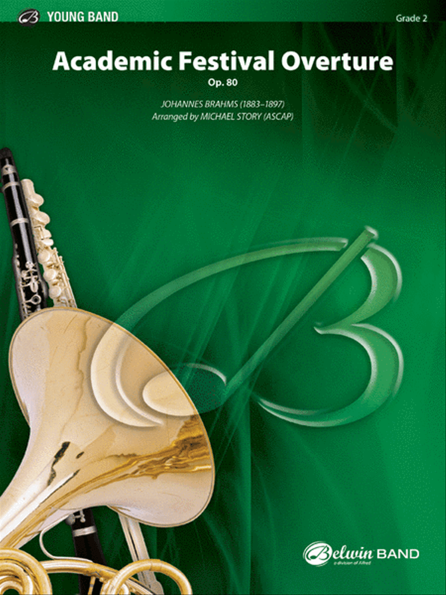 Academic Festival Overture Concert Band scores gallery preview page 1