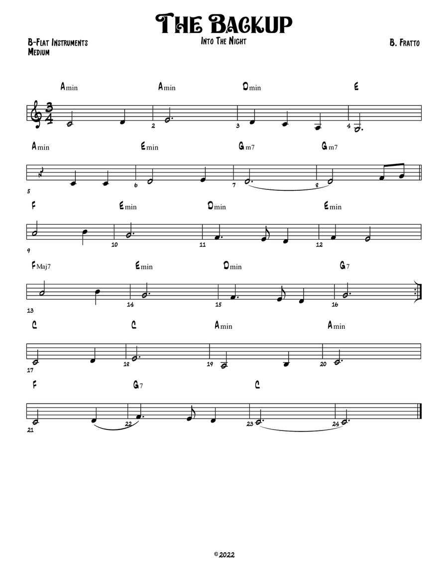 The Backup Piano scores gallery preview page 3