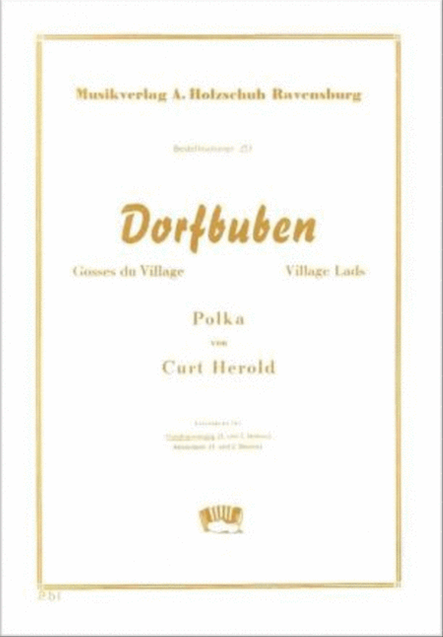 Dorfbuben, Polka Accordion scores gallery preview page 1