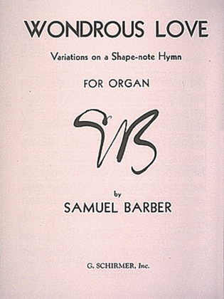 Book cover for Wondrous Love (Variations on a Shape Note Hymn)