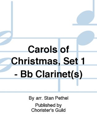 Book cover for Carols of Christmas, Set 1 - Bb Clarinet(s)