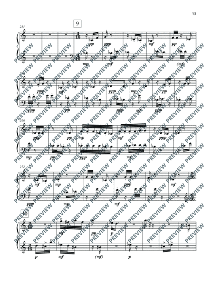 Posuo Pishon Piano Solo scores gallery preview page 14