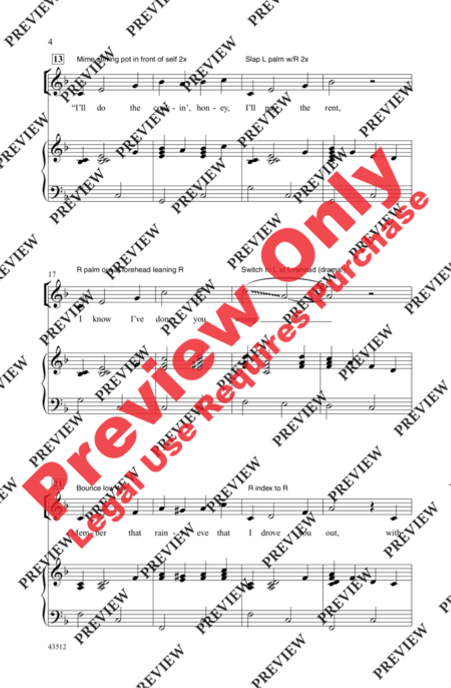Bill Bailey 2-Part scores gallery preview page 3